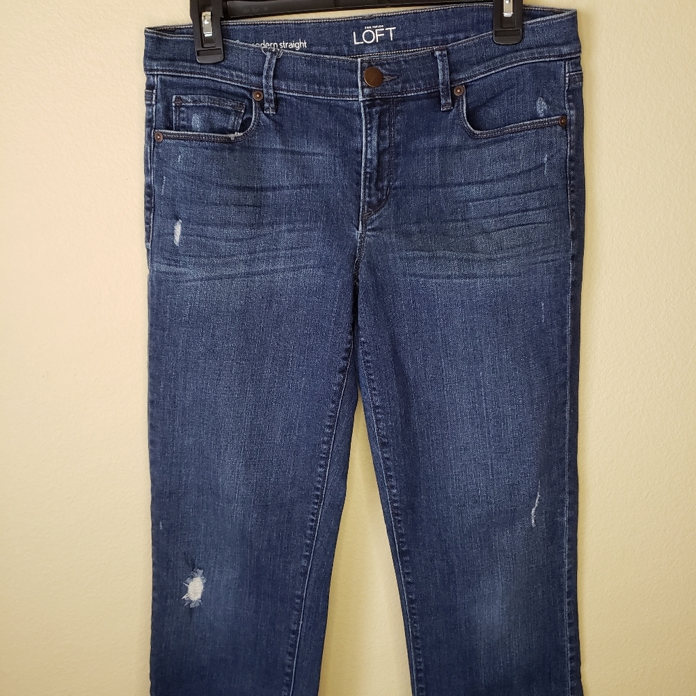 LOFT Modern Straight Jean Size 29/8 - Picture 6 of 8